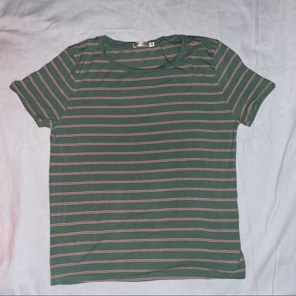 Striped Short Sleeve T-shirt Size Extra Large - Picture 2 of 5
